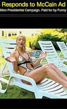 Paris Hilton Responds to McCain Ad